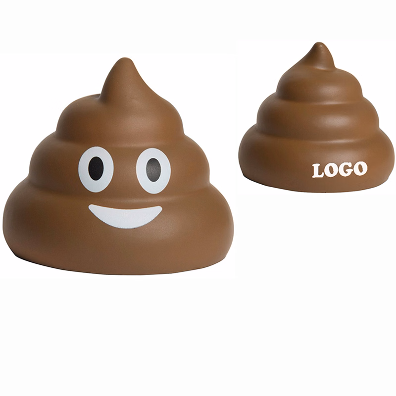 PU Poop Stress Relief Balls Squeeze Anxiety Reliever Toy