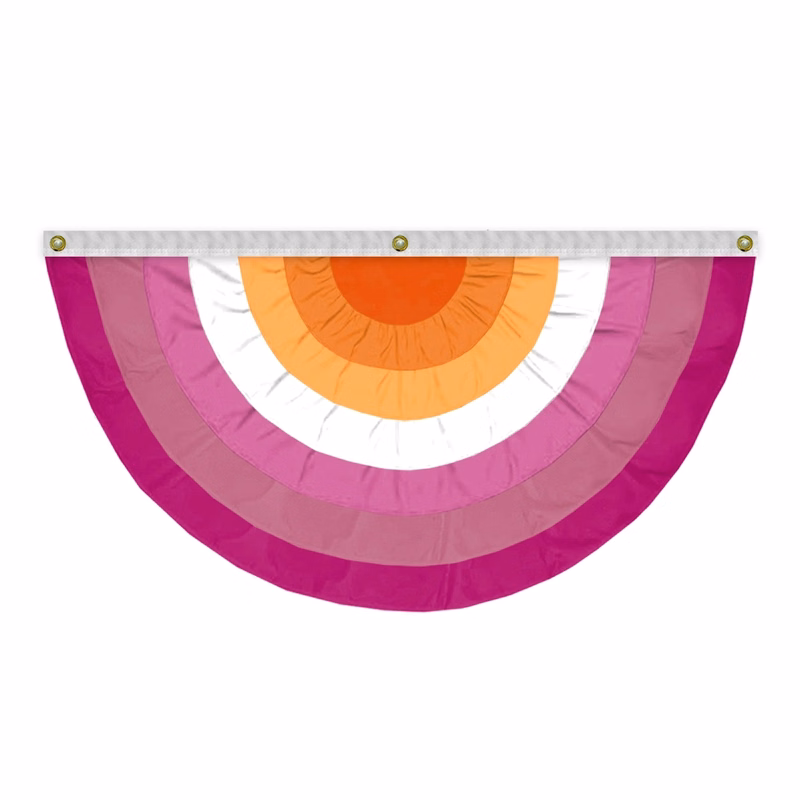 Butch Lesbian Pleated Full Fan