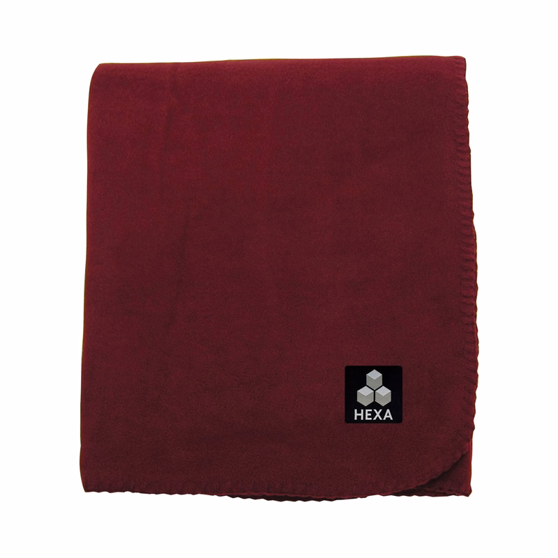 Fleece Blanket w/ Woven Patch
