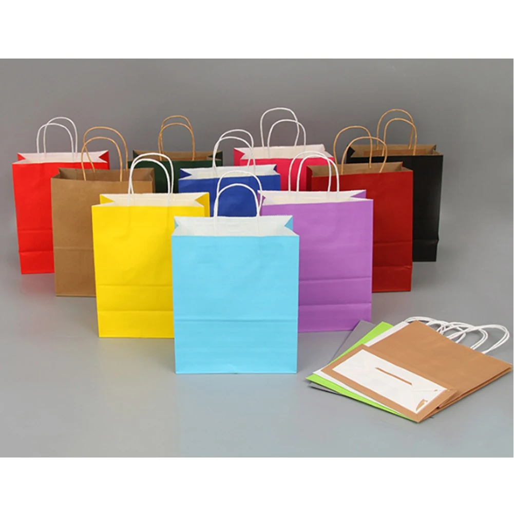 Kraft Paper Shopping Hand Bag 1