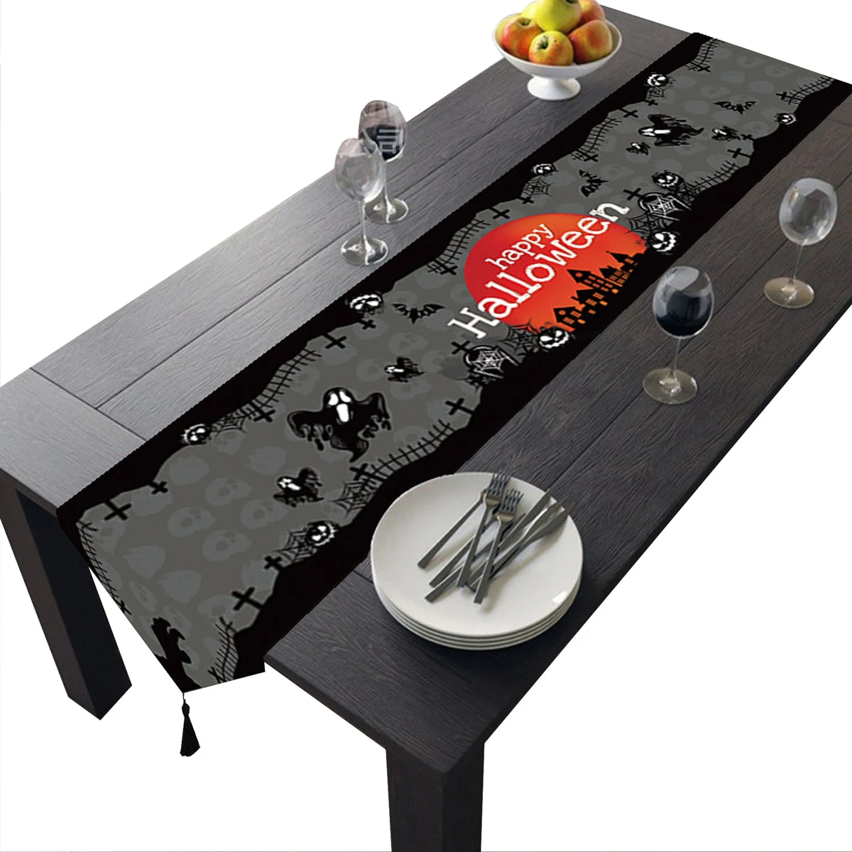 MOQ 10 Full Color Halloween Table Cover 1