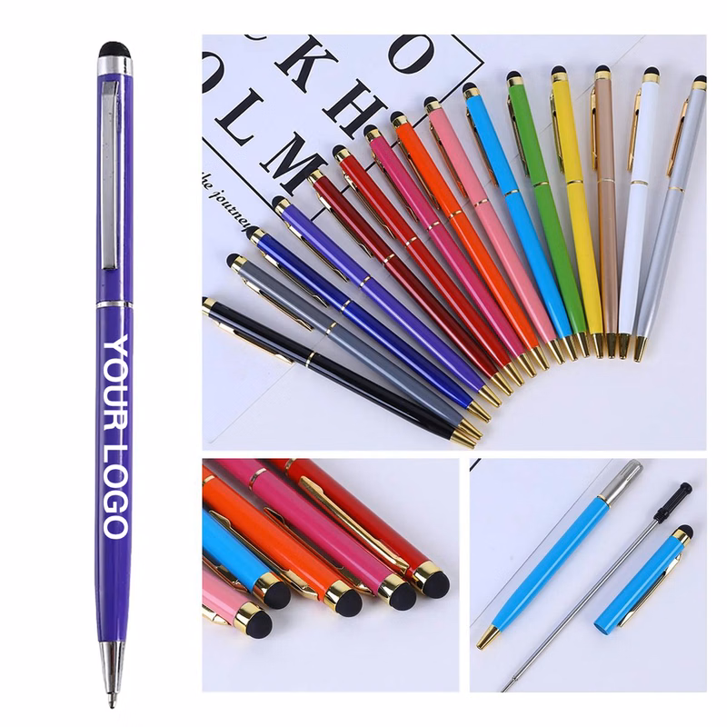 Dual Function Brass Stylus Pen For Touchscreens
