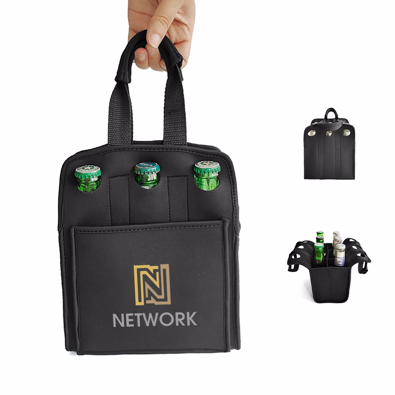 Neoprene 6 Pack Bottle Can Carrier