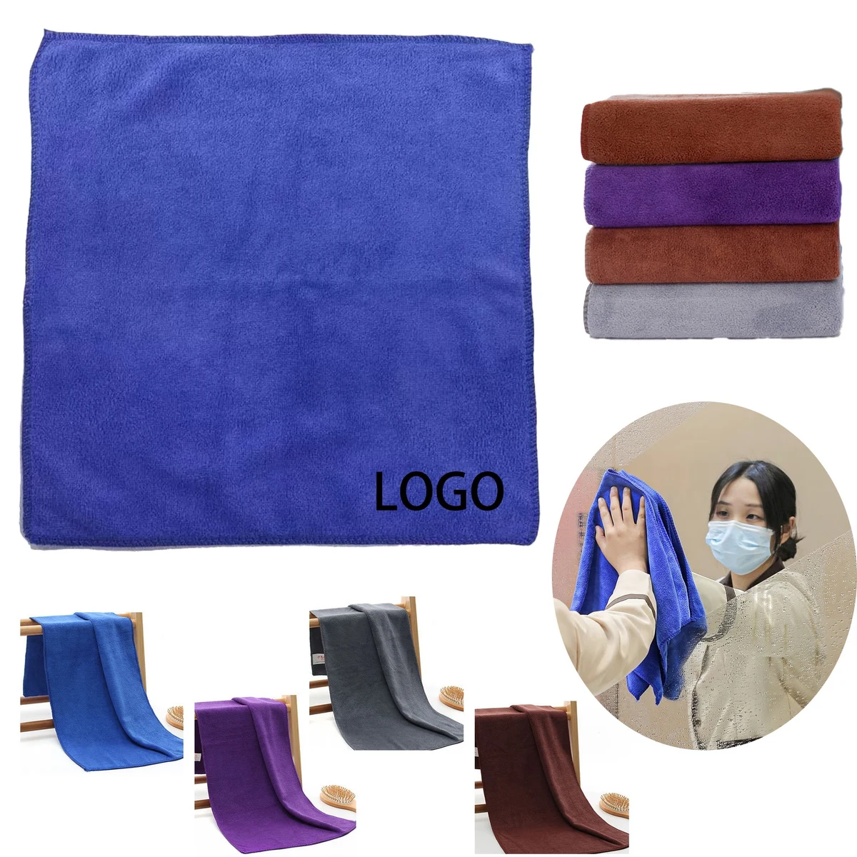 Thickened Absorbent Car Wash Towel 1