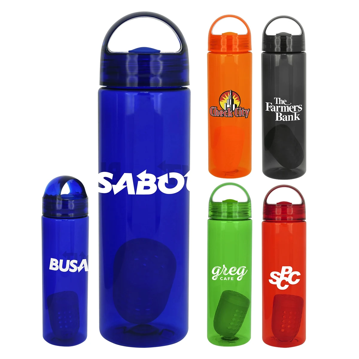 ARCH 24 OZ. COLORFUL BOTTLE WITH FLOATING INFUSER 1