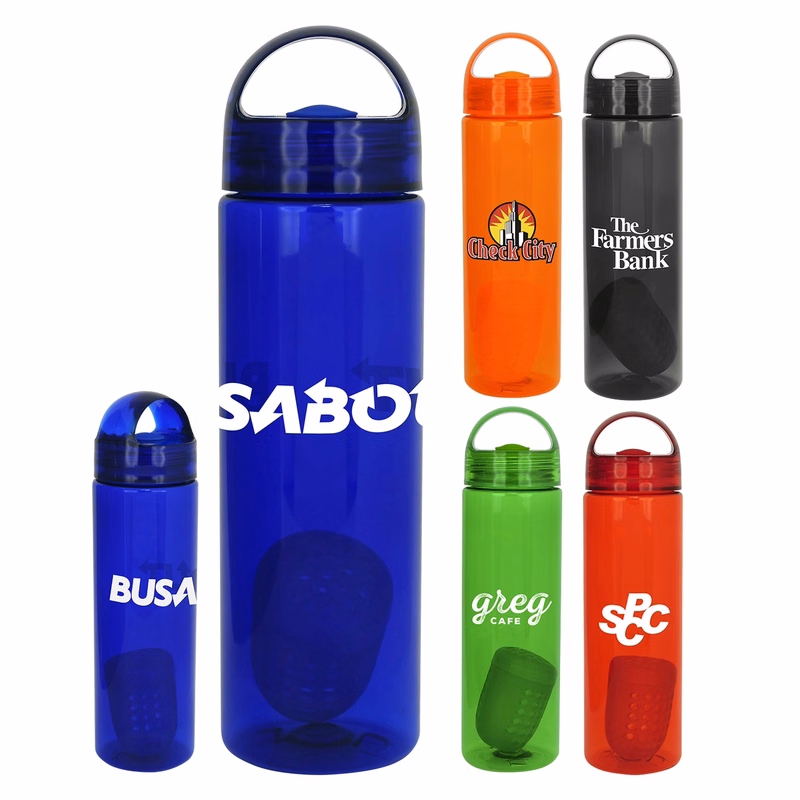 ARCH 24 OZ. COLORFUL BOTTLE WITH FLOATING INFUSER