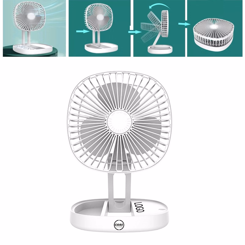 Usb Rechargeable Folding Desktop Fan