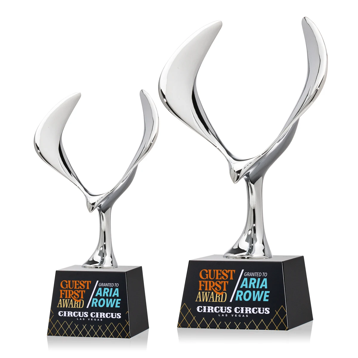 Maverick Eagle VividPrint™ Award on Robson Base - Black 1