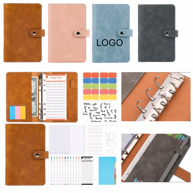A6 PU Multi-function Bookkeeping Book