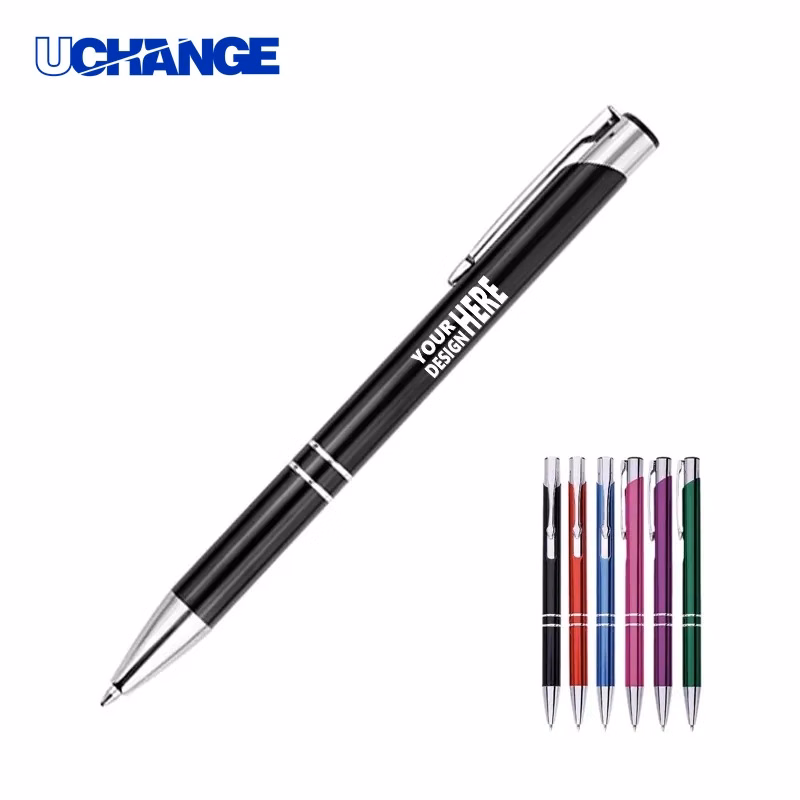 Metal Retractable Ballpoint Pen for Office