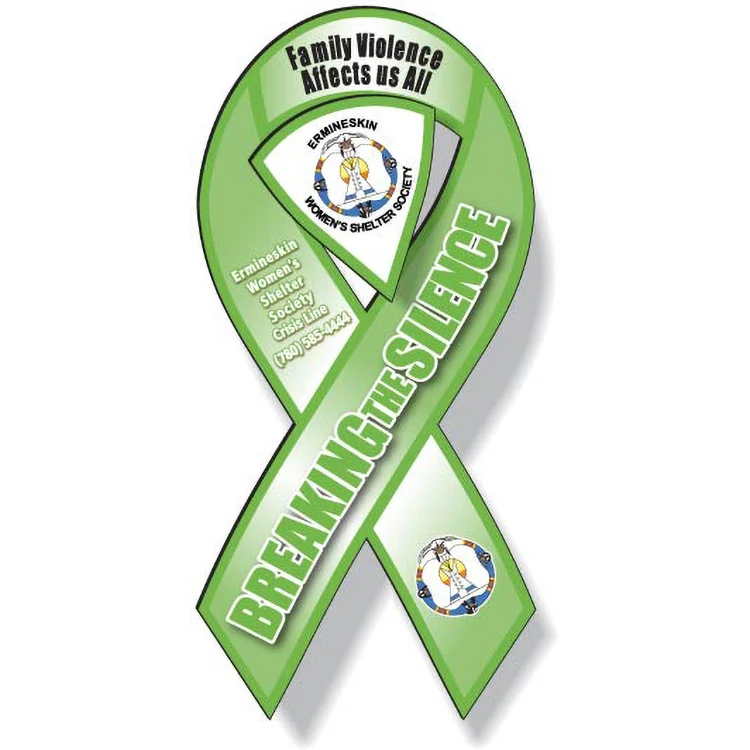 Ribbon Magnet (3.8"x8"), Full Colour, White Matte Vinyl Topcoat, Outdoor use 1
