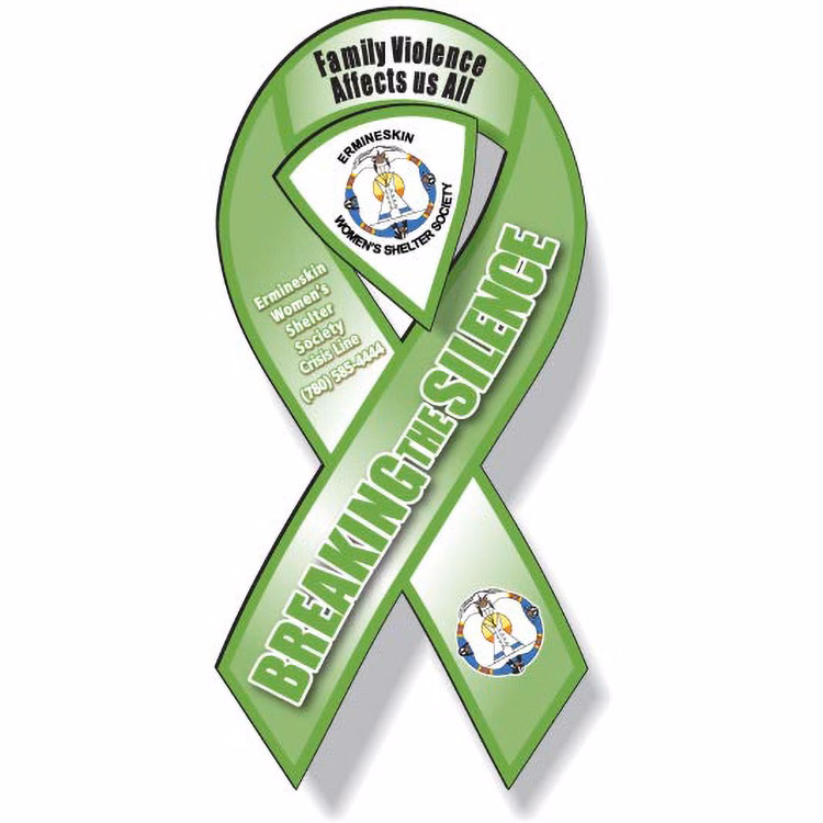 Ribbon Magnet (3.8"x8"), Full Colour, White Matte Vinyl Topcoat, Outdoor use