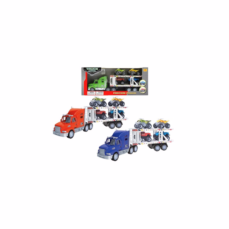 ATV Carrier Truck Sets - Friction Power 5 Pieces