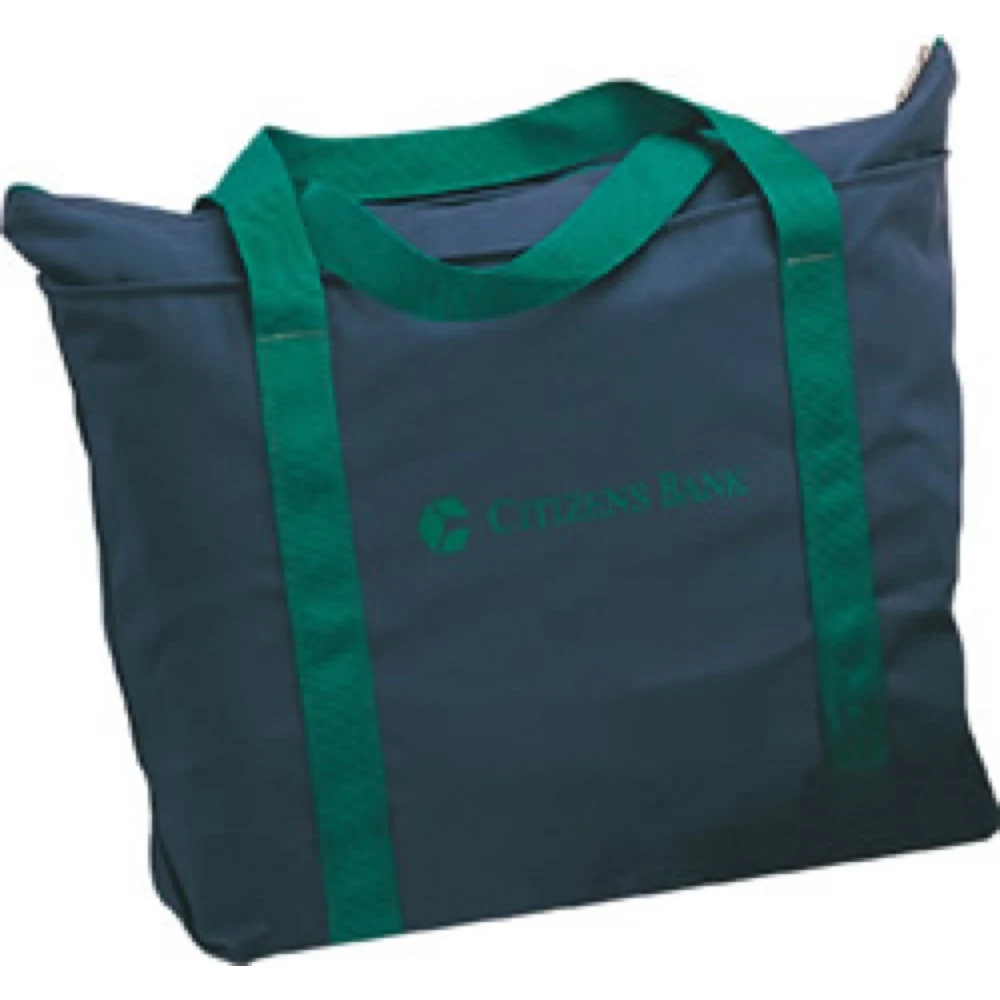 600 D Medium Zip-Top Tote Bag 1