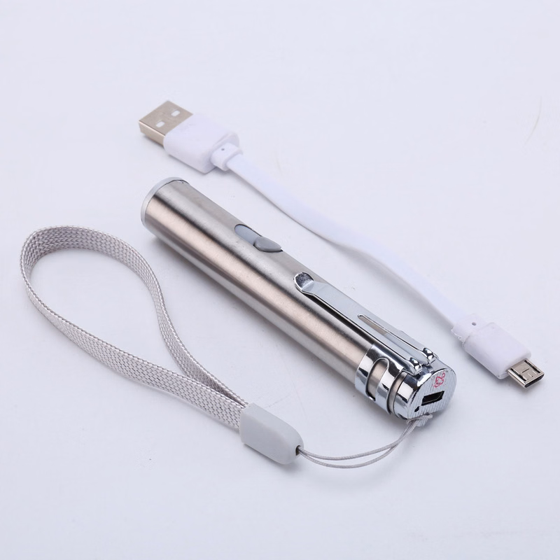 Rechargeable LED Flashlight UV Light