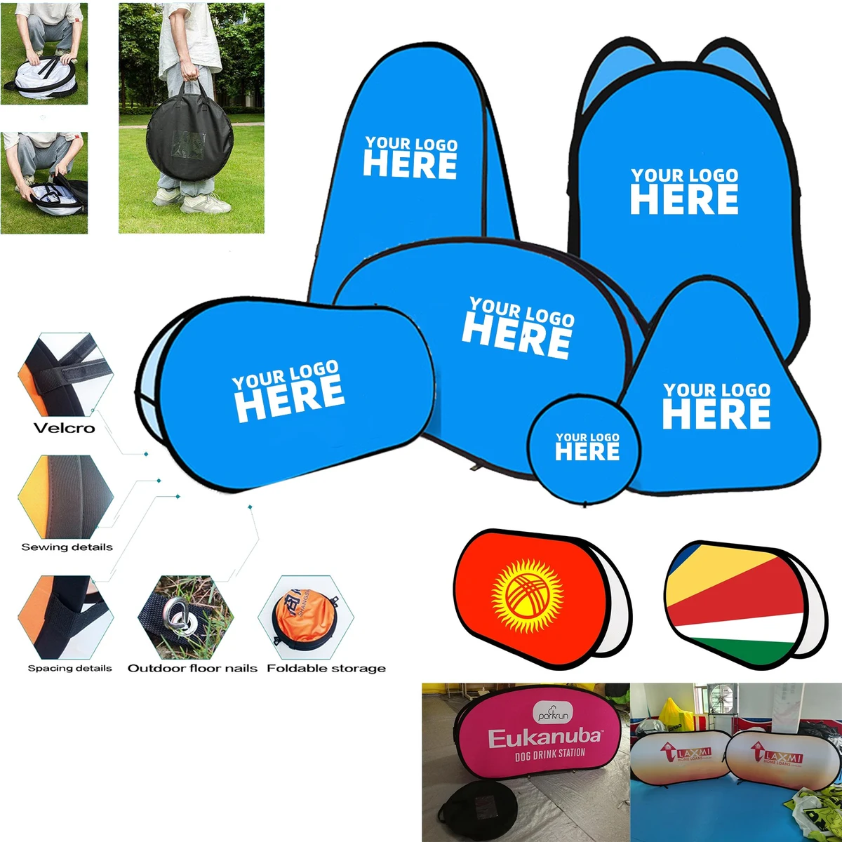 Retractable Roll up Banner Stand with Storage Bag 1