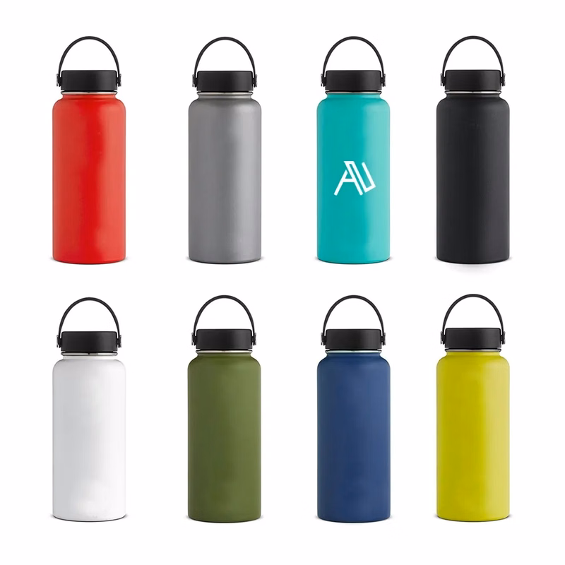 32Oz. Stainless Steel Double Wall Vacuum Insulated Bottle wi