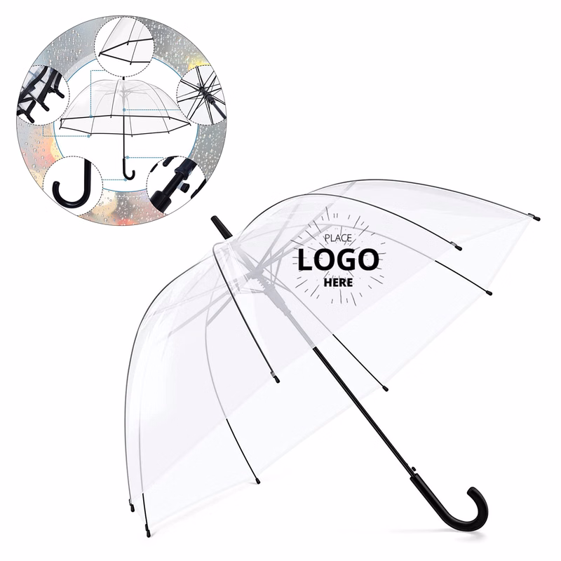 Clear Dome Coverage Bubble Umbrella