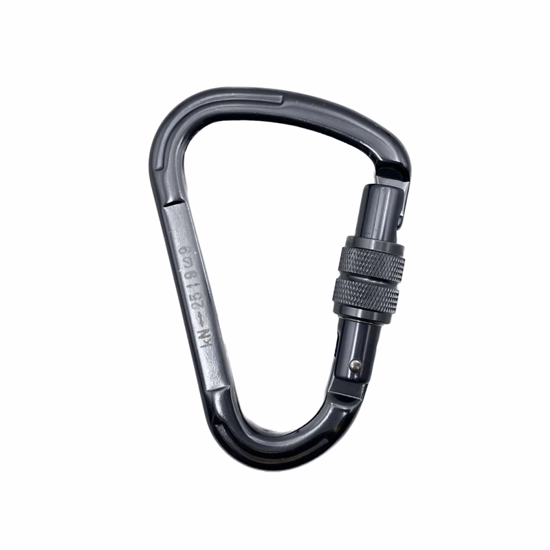 Triangle Shape Screw Gate Carabiner