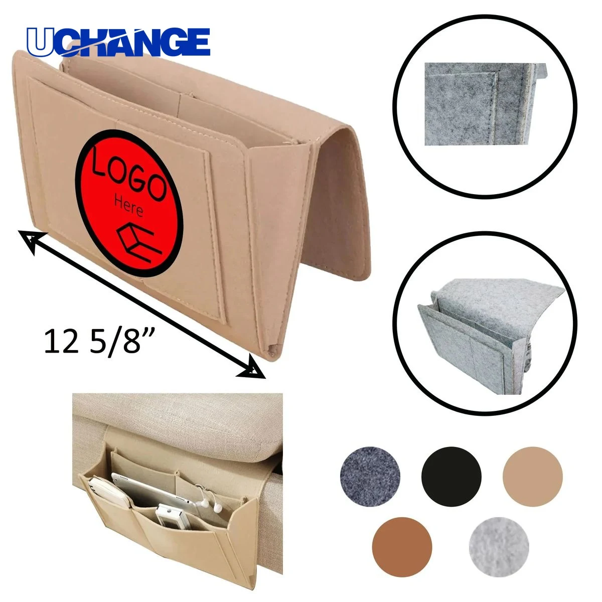 Hanging Storage Organizer Bag with Pockets 1