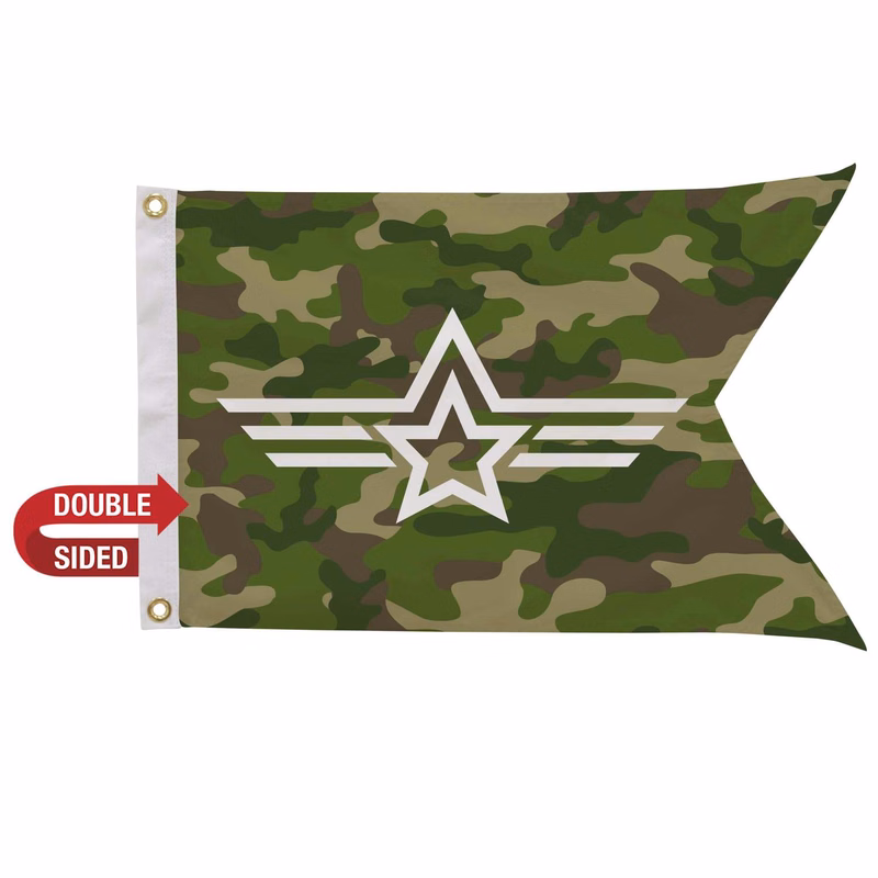 16" x 24" Polyester Guidon Flag Double-Sided