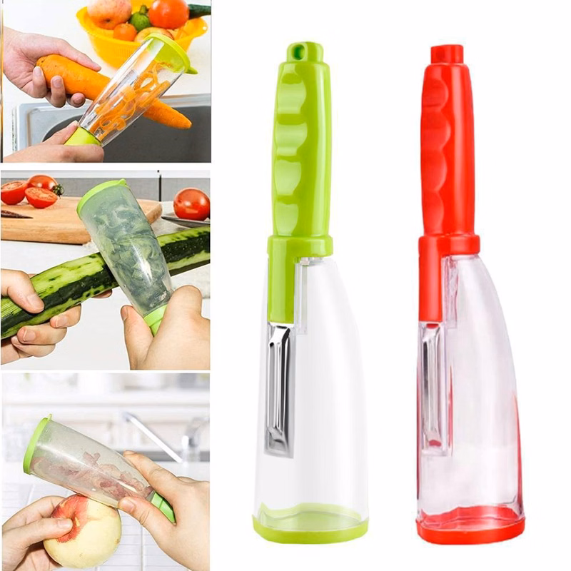 Vegetable Peeler With Container