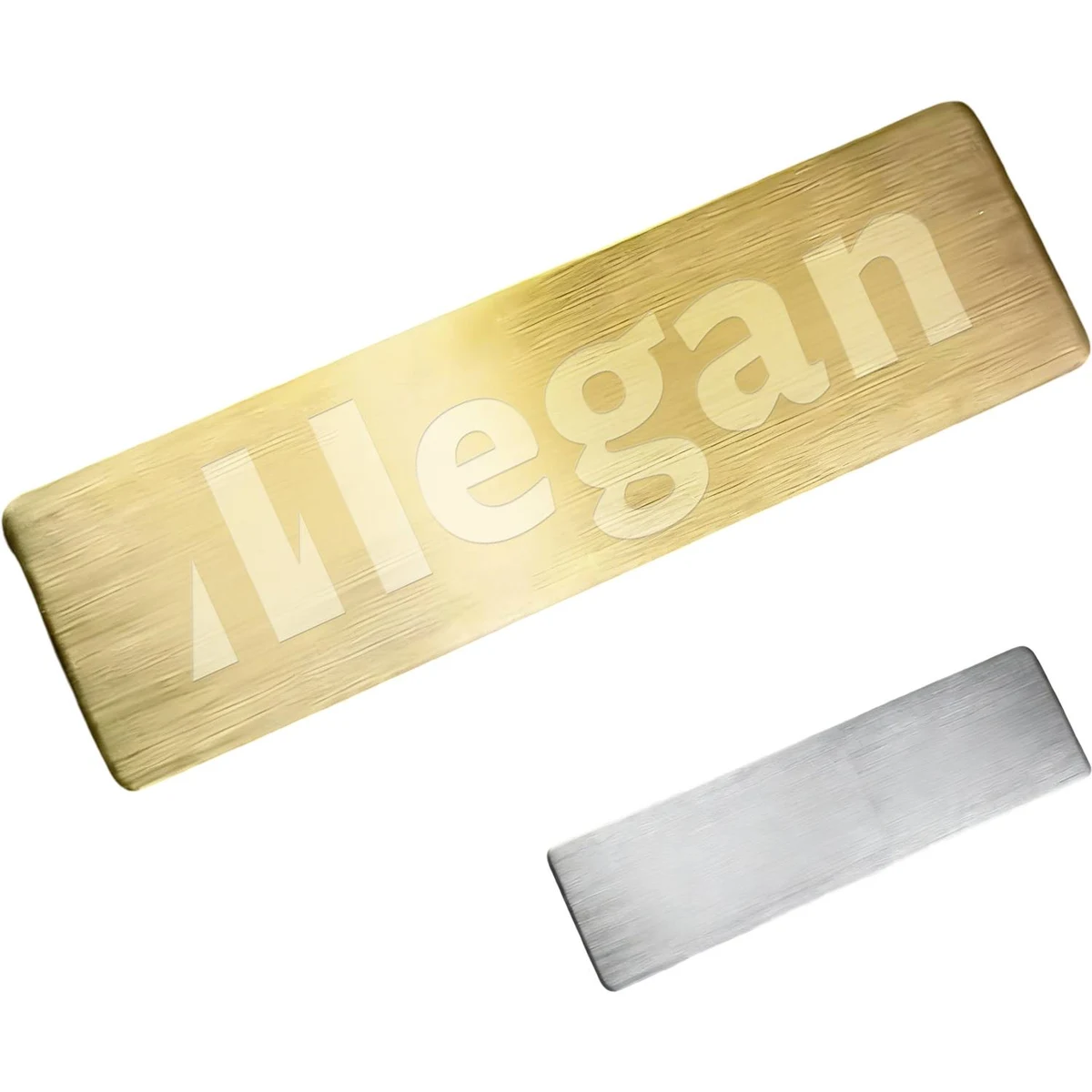 Custom Engraved Stainless Steel Badge 1