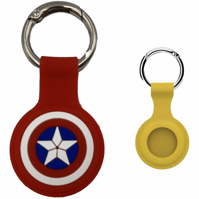 Silicone AirTag Holder w/ Keyring Custom Airtag Keeper