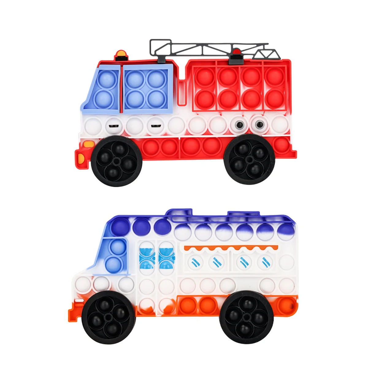Fire Truck Shape Bubble Toy 1