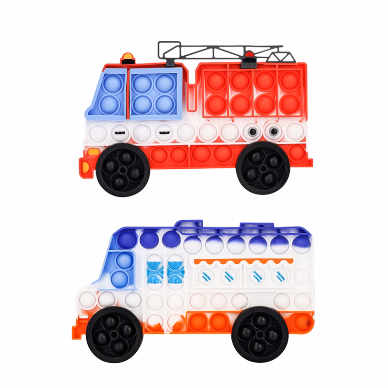 Fire Truck Shape Bubble Toy