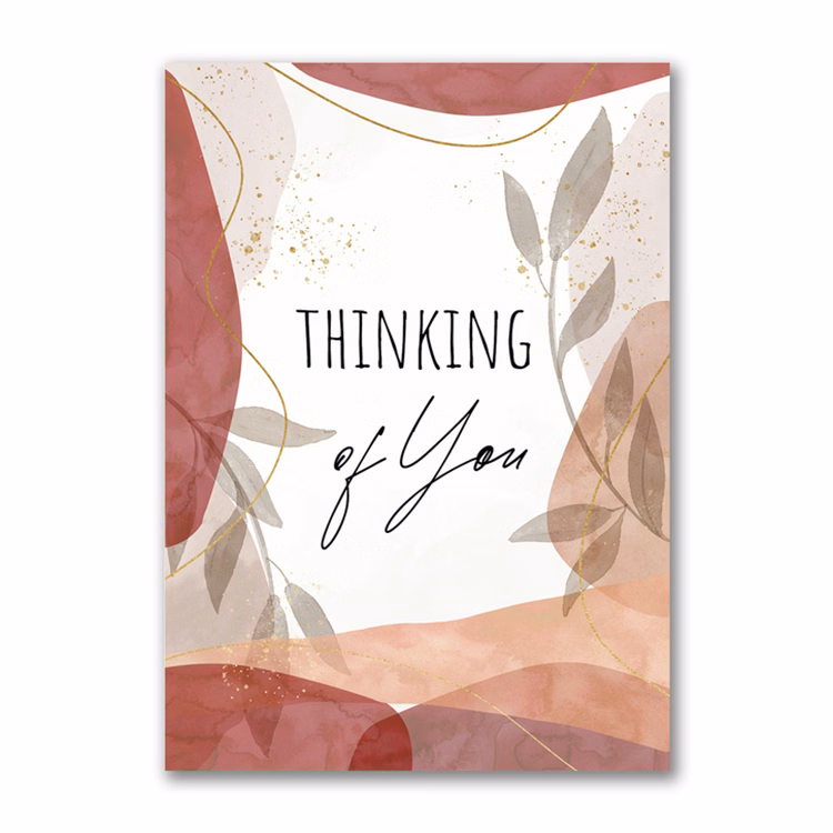 Earth Tone Thoughts Card
