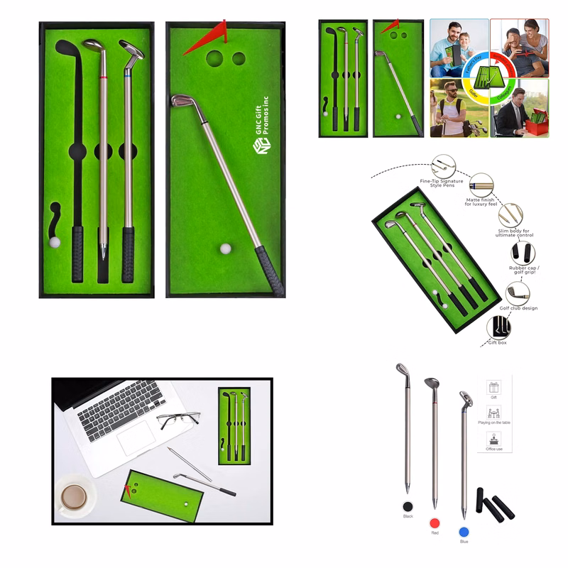 Desktop Golf Club Pen Set