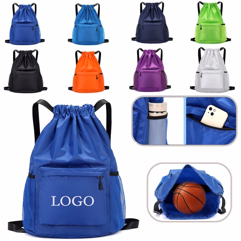 Unisex Sports Travel Drawstring Backpack