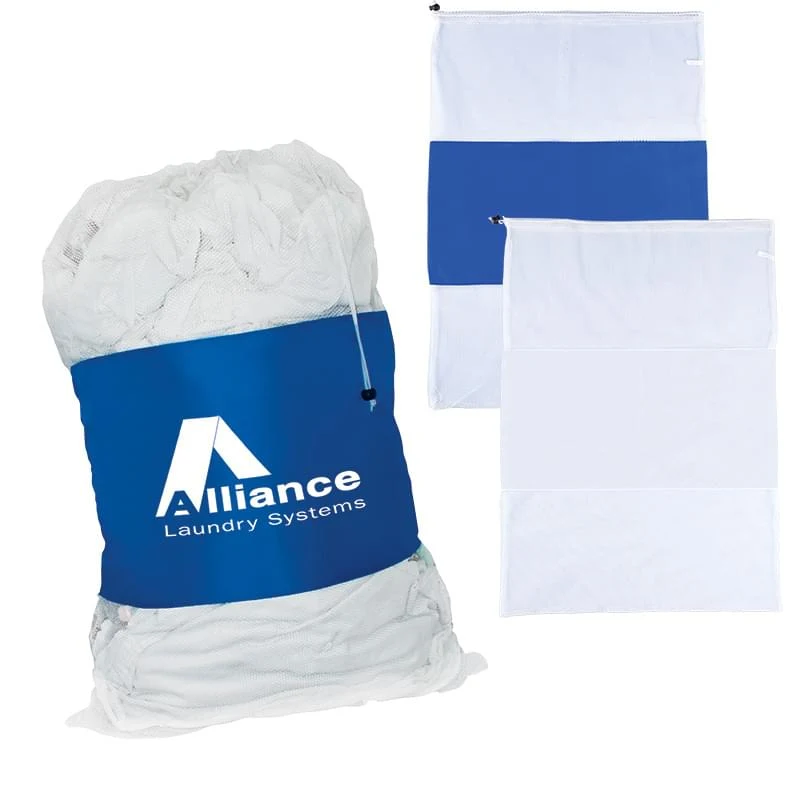 Clear Mesh/Polyester Laundry Bag 1