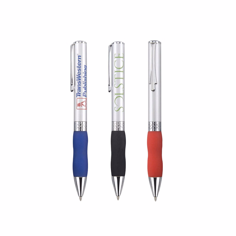 Satin Ballpoint Twist Metal Pen