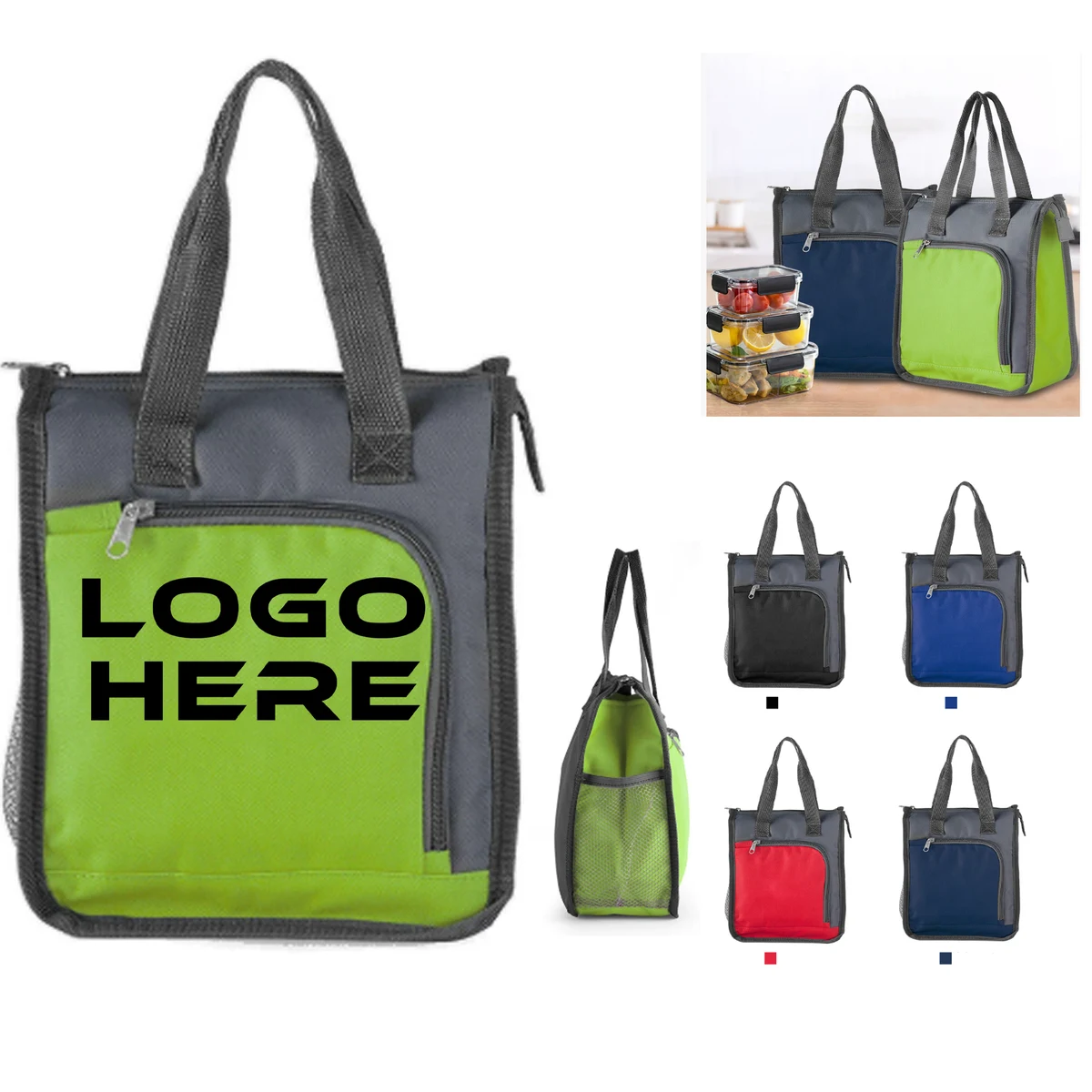 High-capacity Oxford Cloth Insulation Picnic Lunch Tote Bag 1