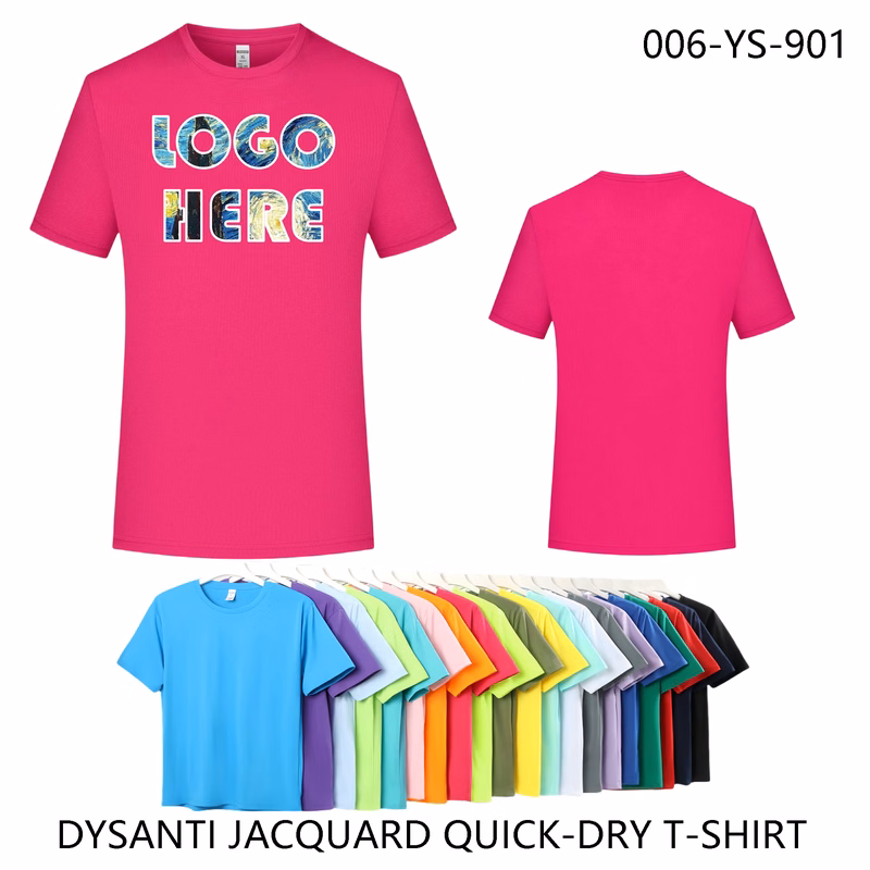 Custom Logo Quick-Dry Tee - Dri-Fit | Unisex Crew Neck