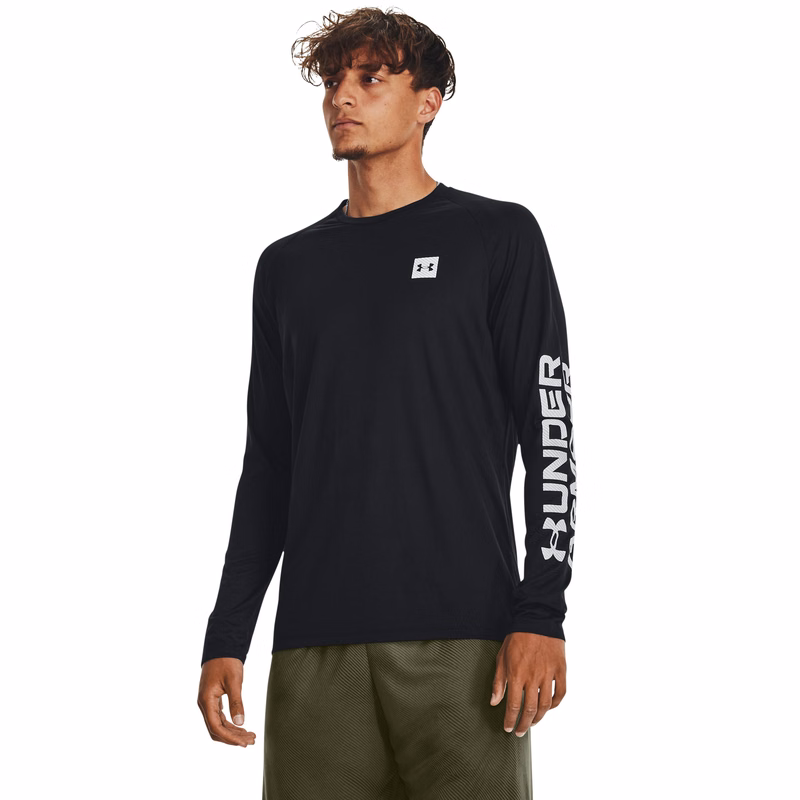 Men's UA Tech Print Fill Long Sleeve 