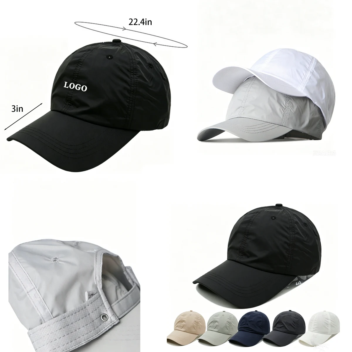 Custom Quick-Dry Baseball Cap 1