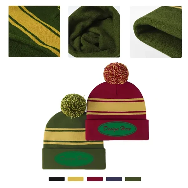 MOQ50 Comfy Warm Beanie Cap For Winter Wear 1