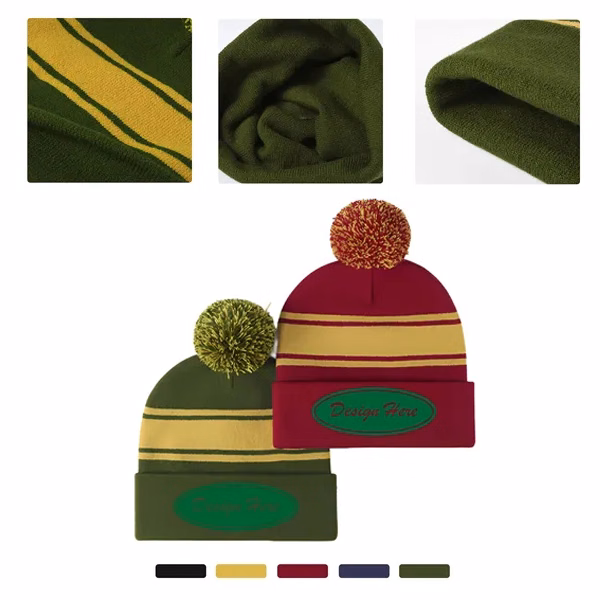MOQ50 Comfy Warm Beanie Cap For Winter Wear