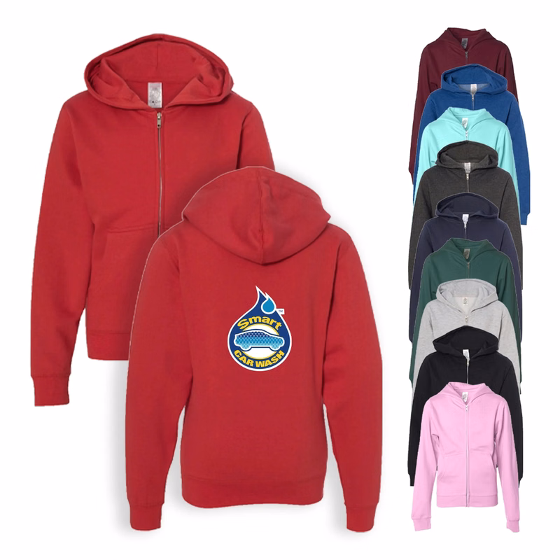 Independent Trading Co. Youth Midweight Zip Hooded