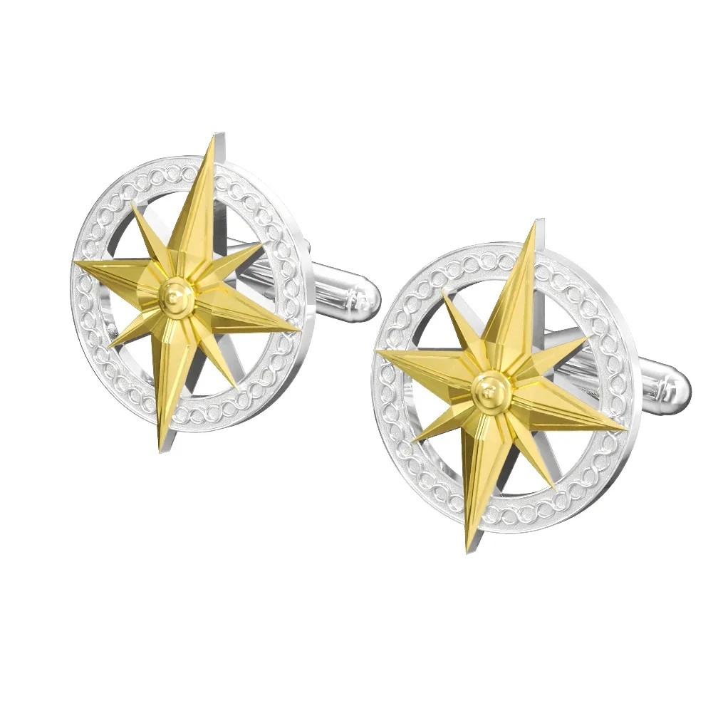 0.5'' Custom 3D Cufflinks 1