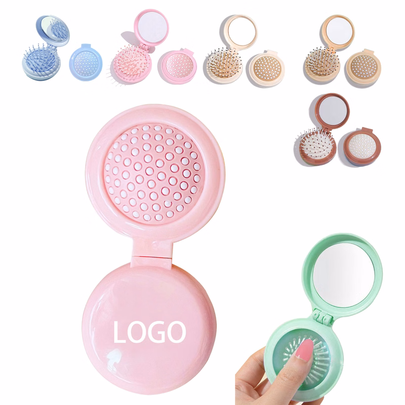 Portable Folding Plastic Hair Comb