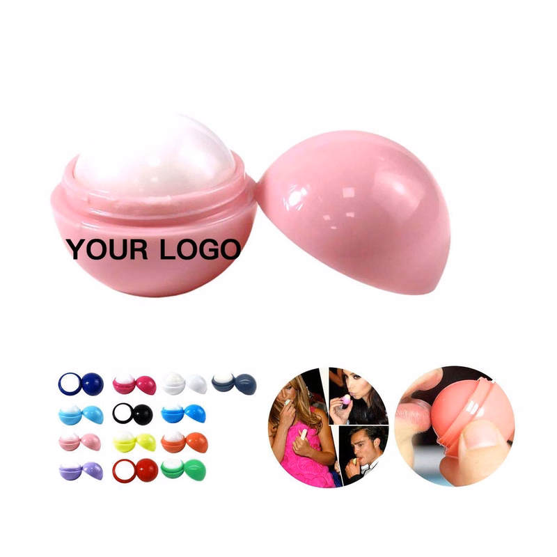 Compact Spherical Lip Balm Portable Moisturizer