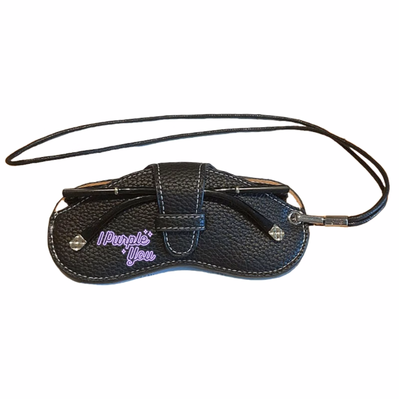 Leather Sunglasses case With Lanyard