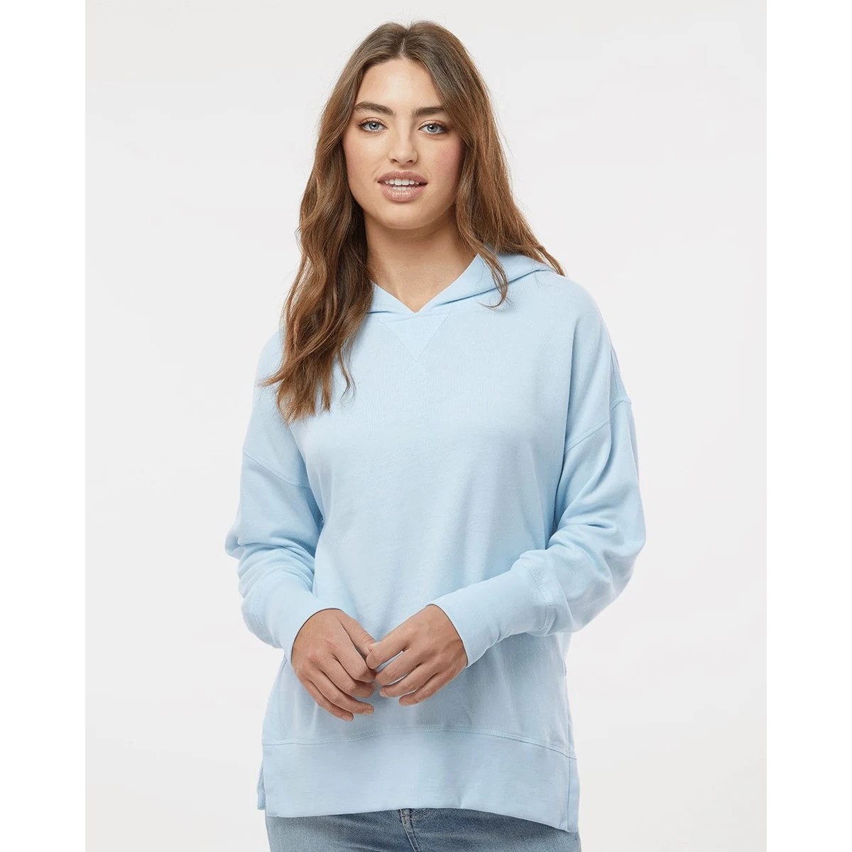 Women's French Terry Hooded Sweatshirt - W23720 1