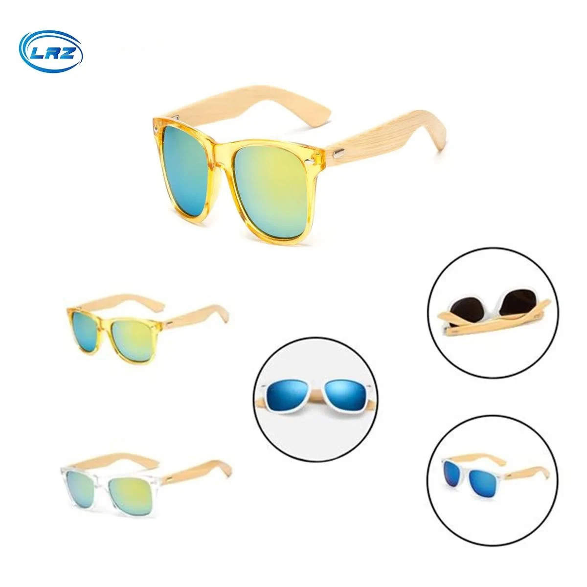 Polarized Wood Glasses Men Wooden Bamboo Sunglasses 1