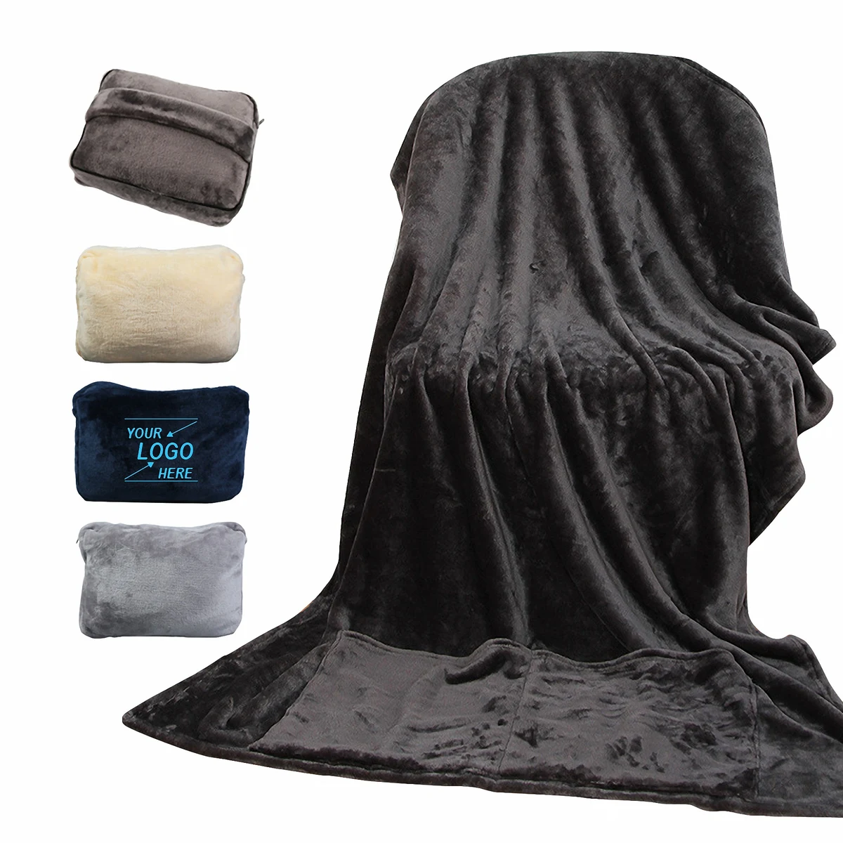Luxury Soft Flannel Throw Blanket - Portable and Warm 1