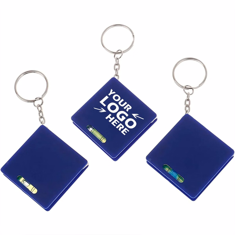 Multifunctional Level Bubble Tape Measure Keychain